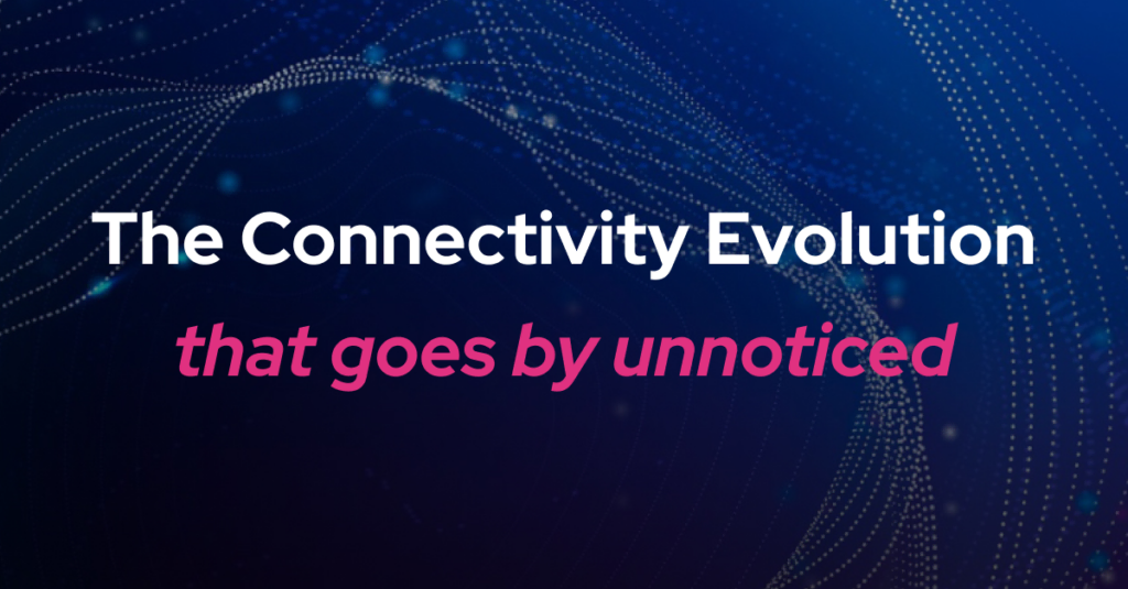 The Connectivity Evolution that Goes by Unnoticed