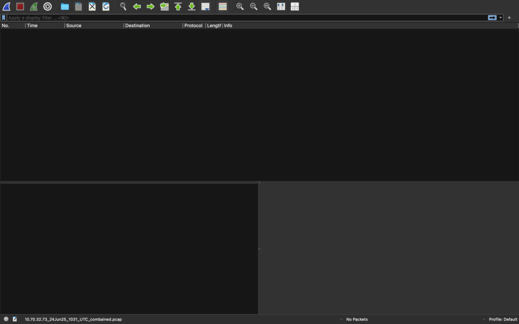 empty PCAP