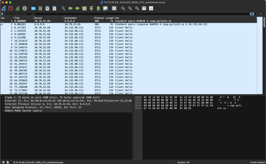 Capture file